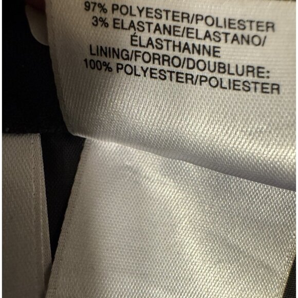 Kasper Midi Maxi Skirt 16 Black Lined Stretch Polyester Career Suit Coordinate - Picture 7 of 9